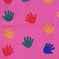 YAKSHI Girls Cotton Legging 220 GSM | Cute Baby Hand Print, Persian Pink Soft | Stretchy Everyday Wear Pants