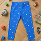 YAKSHI Premium Kids Legging | Azure Blue Birds Print, Soft 220 GSM Cotton Comfortable Stretch Wear for Girls
