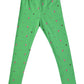YAKSHI 220 GSM Pure Cotton Kids Legging | Pastel Green Flamingo Printed Soft | Stretchy Pants for Girls | Comfortable