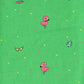 YAKSHI 220 GSM Pure Cotton Kids Legging | Pastel Green Flamingo Printed Soft | Stretchy Pants for Girls | Comfortable