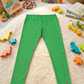 YAKSHI 220 GSM Pure Cotton Kids Legging | Pastel Green Flamingo Printed Soft | Stretchy Pants for Girls | Comfortable