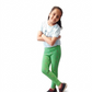 YAKSHI 220 GSM Pure Cotton Kids Legging | Pastel Green Flamingo Printed Soft | Stretchy Pants for Girls | Comfortable