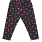 YAKSHI Girls Pure Cotton Legging 220 GSM | Cute Fox Print, Black Soft | Stretchy Pants