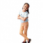 YAKSHI 220 GSM Pure Cotton Kids Legging | Tangelo Fruits Printed Soft | Stretchy Pants for Girls | Comfortable