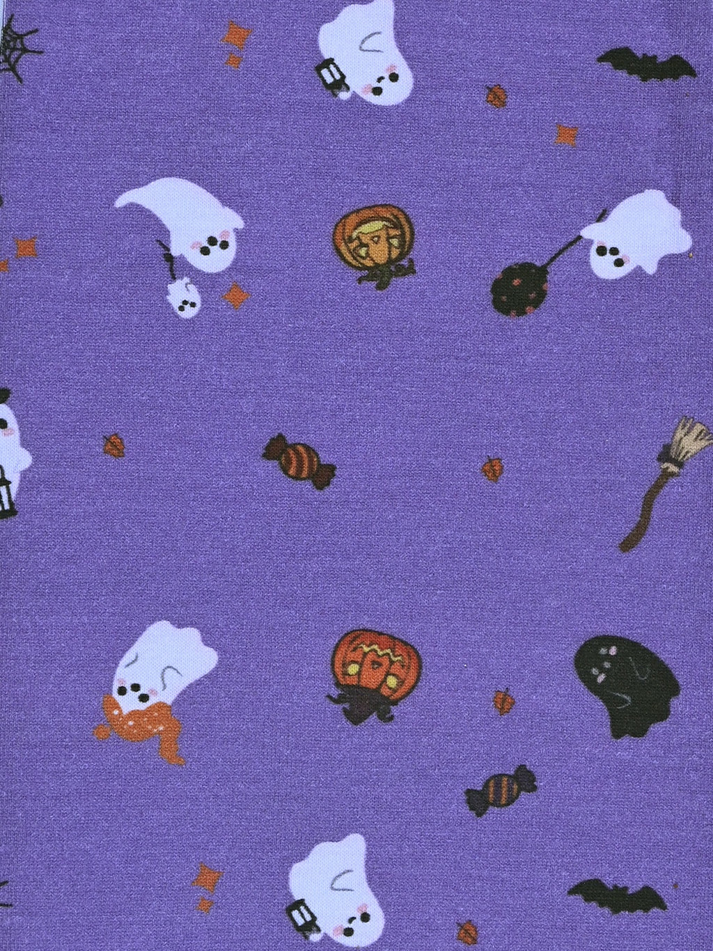YAKSHI Premium Kids Legging | Lavender Halloween Print, Soft 220 GSM Pure Cotton Comfortable Stretch Wear for Girls