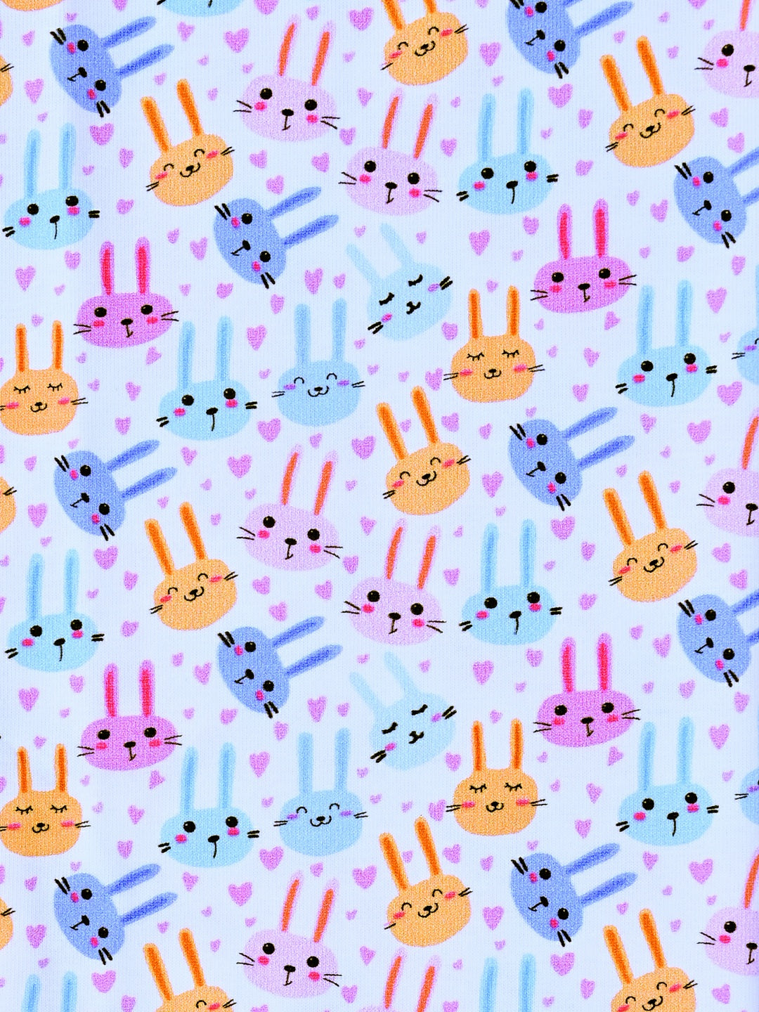 YAKSHI Heavy 220 GSM Pure Cotton Kids Legging | Multi-Color Rabbit Printed Stretch Pants for Girls | Regular Everyday Use