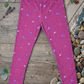 YAKSHI Heavy 220 GSM Pure Cotton Kids Legging | Magenta Seashells Print Soft, Durable | Stretchy Pants for Girls | Ideal for Regular Long Use