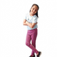 YAKSHI Heavy 220 GSM Pure Cotton Kids Legging | Magenta Seashells Print Soft, Durable | Stretchy Pants for Girls | Ideal for Regular Long Use