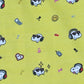 YAKSHI Girls Pure Cotton Legging 220 GSM | Snoopy Printed Pigment Yellow Soft, Strong | Durable Everyday Wear Pants