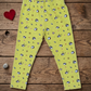 YAKSHI Girls Pure Cotton Legging 220 GSM | Snoopy Printed Pigment Yellow Soft, Strong | Durable Everyday Wear Pants