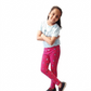 YAKSHI Pink Unicorn Print Kids Legging | Heavy 220 GSM Pure Cotton Long-Lasting | Stretchable Bottom Wear for Girls